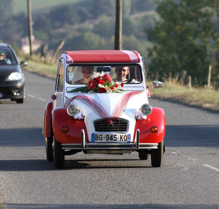 Mariage en 2cv