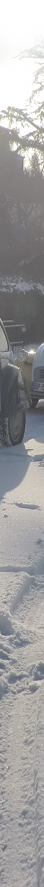 Brief 2cv sur la neige