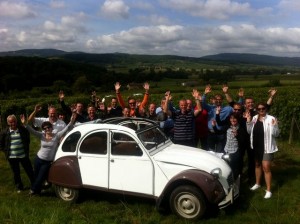 rallye 2cv en Bourgogne