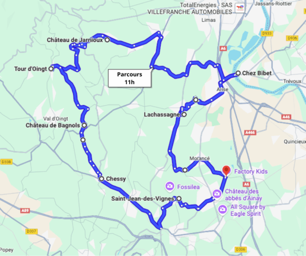 Parcours particulier de 11h