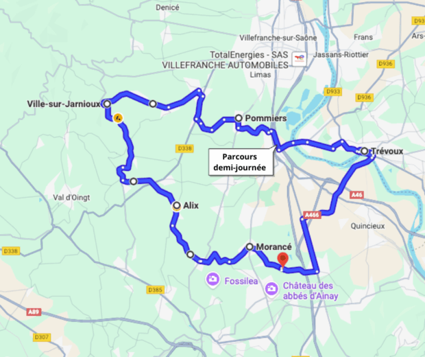 Parcours particulier vadrouille de 14h en 2CV