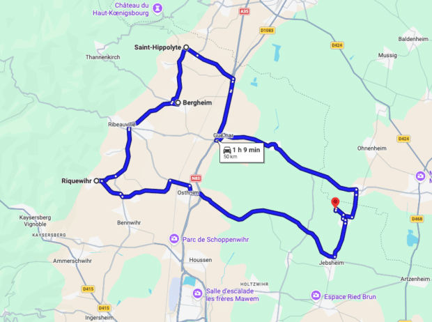parcours vadrouille alsace demi journée